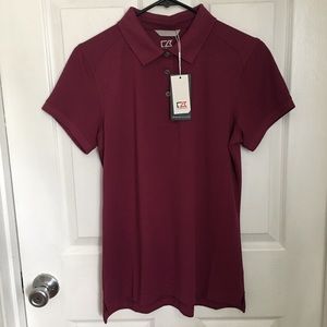 NWT Annika Cutter and Buck Woman’s Golf Polo